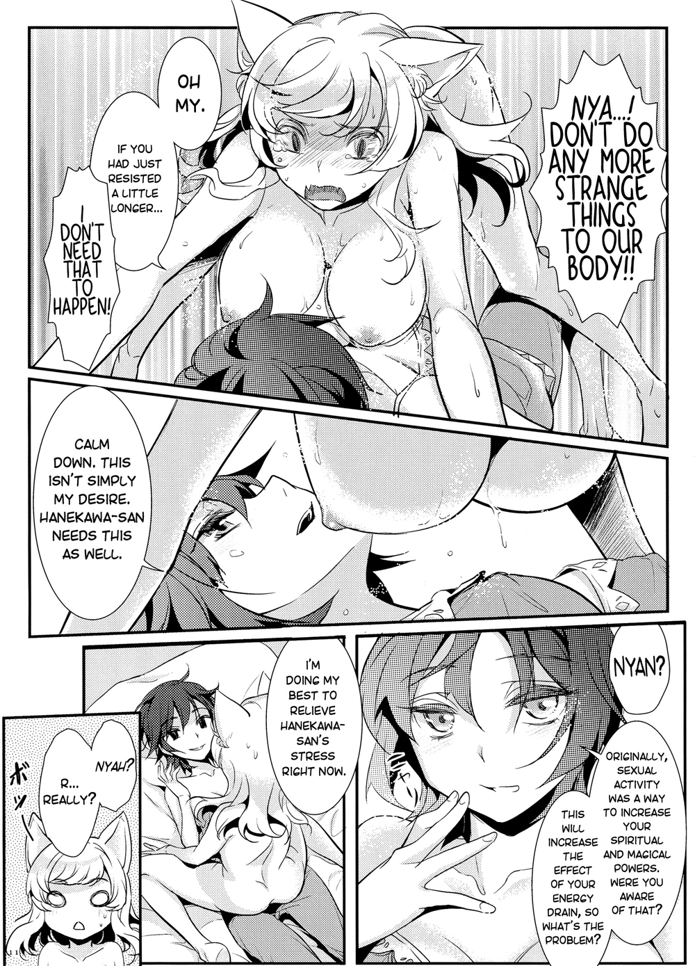 Hentai Manga Comic-Feline Fun-Read-12